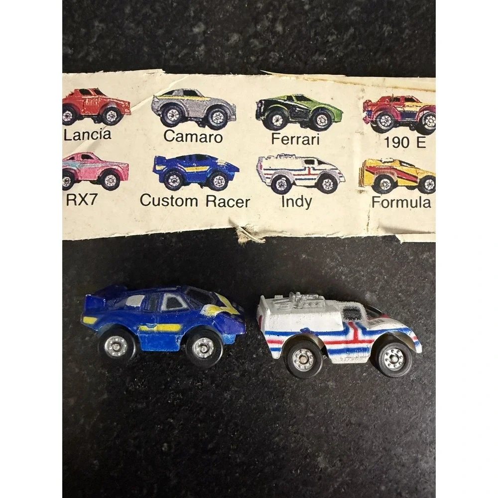 1989 Micro Machines Mel Appel Promo Cars Lot of 4 Custom‎ Racer Indy Truck